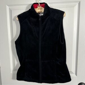 Predator fleece vest, size medium, black with hot pink, warm, cozy